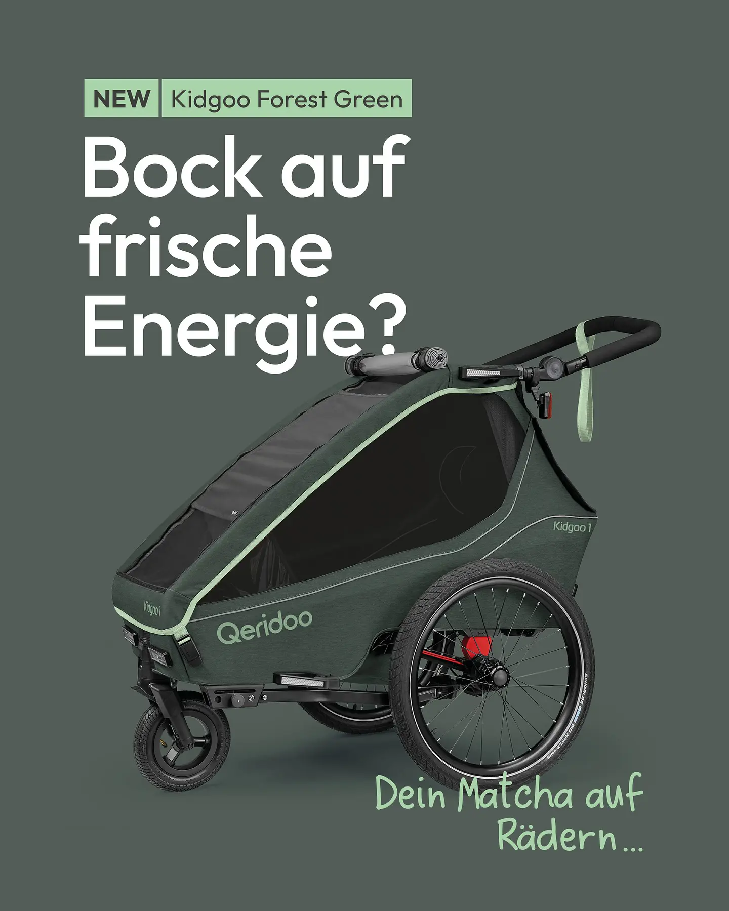 NEW // Ready for the next Generation? 🚀
Der Kidgoo geht in die nächste Stufe des Multitalents:

👉 Das neue becco-Kupplungssystem macht An- und Abkuppeln so einfach wie nie.
👉 Der neue Radabweiser mit integriertem Buggyradhalter sorgt für smarte Alltagstauglichkeit.
👉 Die neue, verstellbare Kopfstütze passt sich in Höhe und Form an und sorgt für mehr Komfort für Deine Kids

Dazu kommen patentierte Sicherheitsfeatures und clevere Details, die jeden Ausflug einfacher und sicherer machen 😍

Und das Beste: Du kannst Deinen Kidgoo jetzt in vier ausdrucksstarken Farben wählen 🎨
🌿 Forest Green | 🌊 Pacific Blue | ⚫ Phantom Grey | 💜 Wildberry Violet (Limited Edition)

👉 Welcher ist Dein Favorit?