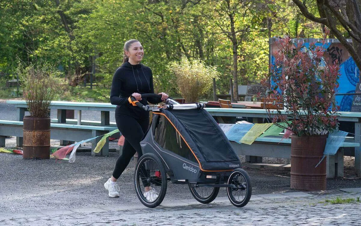 Bild Qeridoo Fahrradanhänger als Buggy o. Walker