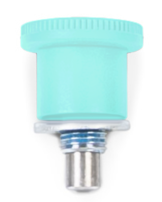 Verriegelungsknopf Arctic Blue