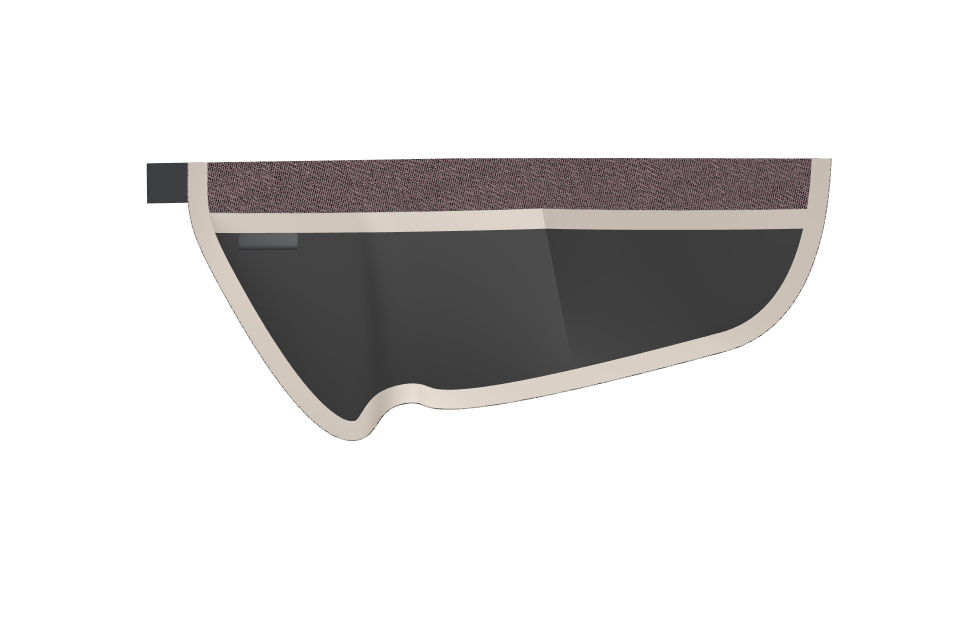 Innentasche Kidgoo links Wildberry Violet