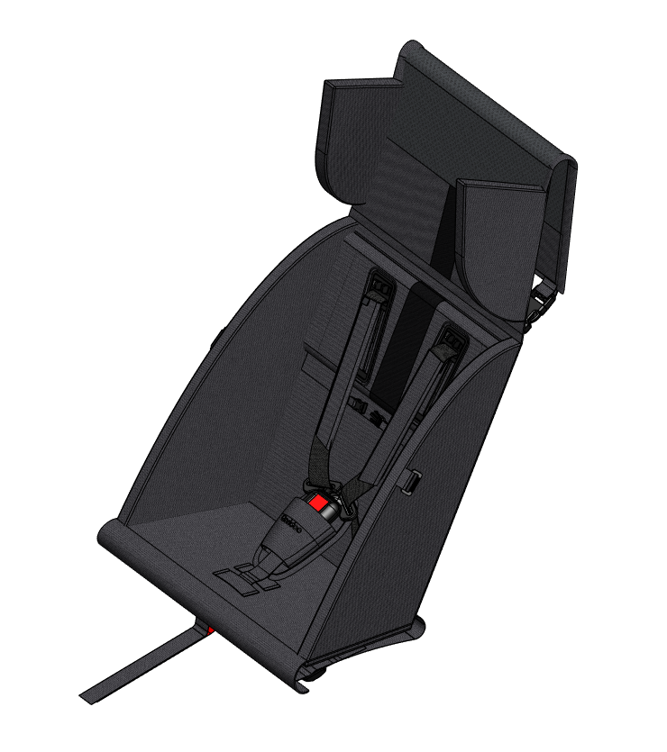 Sitzbank Kidgoo 1 Phantom Grey