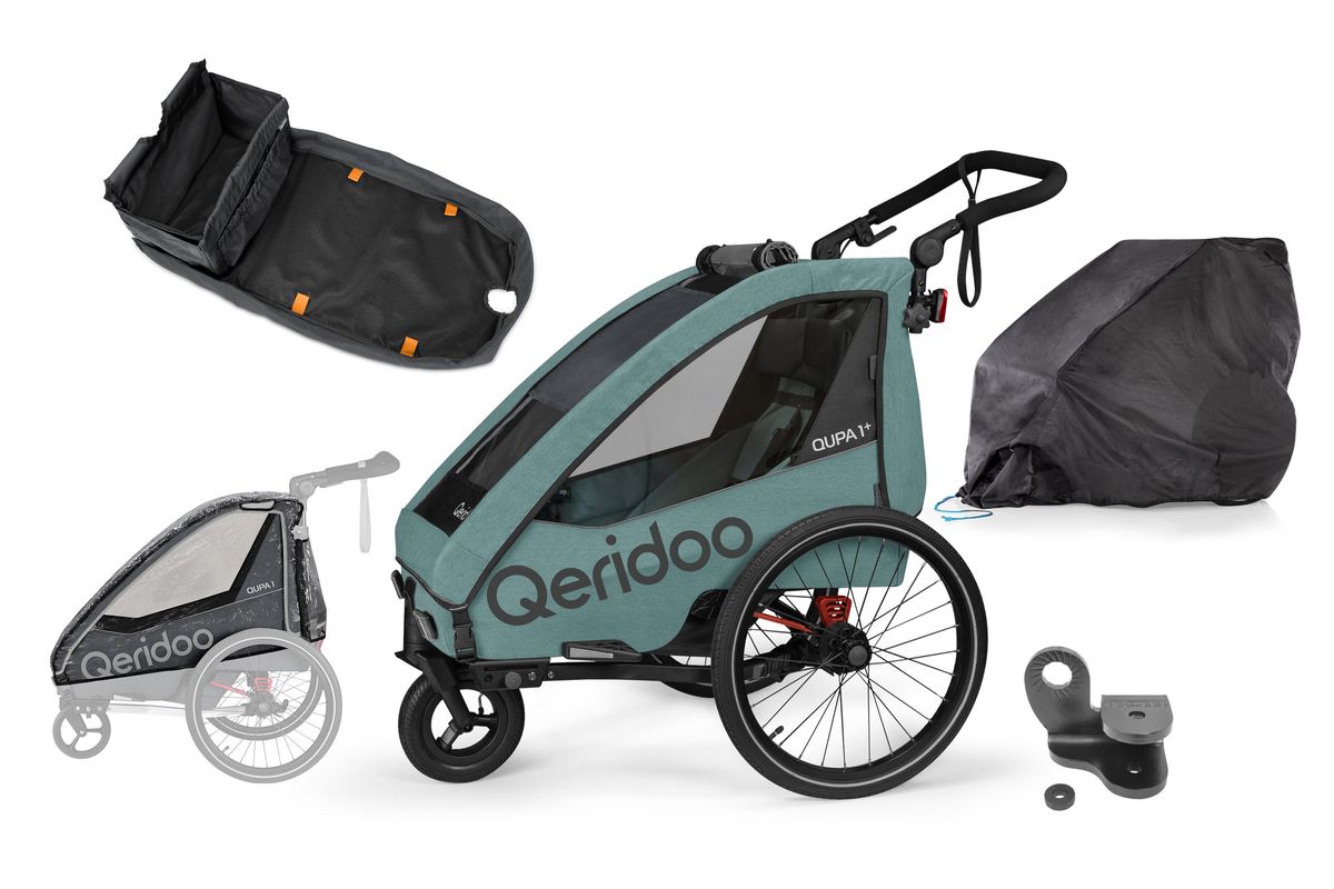 QUPA 1 Plus Mineral blue Kids & Cargo Bundle