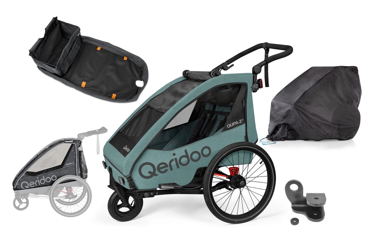 QUPA 2 Plus Mineral blue Kids & Cargo Bundle